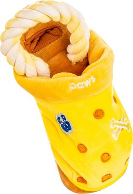 Show full view: PAWTY TOYS Sandals with Treat Slot Squeaky Plush Dog Toy slide 3 of 7