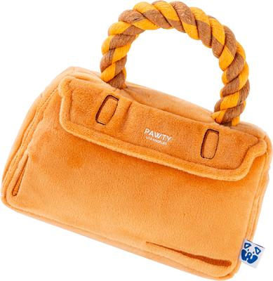 Show full view: PAWTY TOYS Barkin Bag Squeaky Plush Dog Toy slide 2 of 6