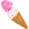 Show in main carousel: PAWTY TOYS Ice Cream Detachable with Treat Slot Squeaky Plush Dog Toy slide 1 of 5