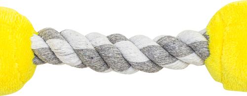 Show full view: PAWTY TOYS Nunchucks Tug Rope Squeaky Plush Dog Toy slide 5 of 8