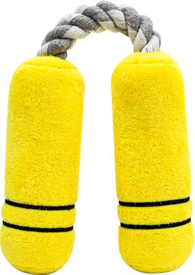 Show full view: PAWTY TOYS Nunchucks Tug Rope Squeaky Plush Dog Toy slide 4 of 8