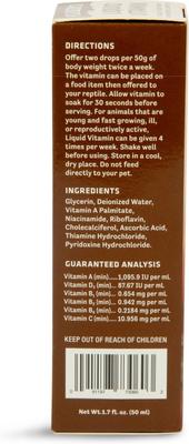 Show full view: Fluker's Liquid Vitamin Reptile Supplement, 1.7-oz jar slide 3 of 3