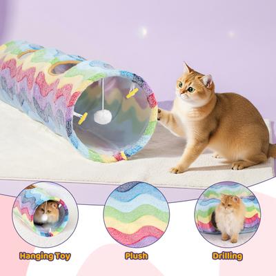 Show full view: Happy & Polly Elves In The Rainbow Tunnel Cat Toy slide 8 of 10