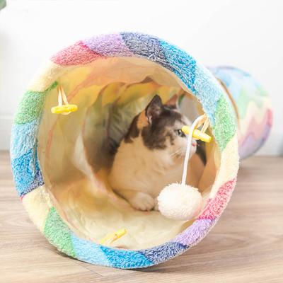 Show full view: Happy & Polly Elves In The Rainbow Tunnel Cat Toy slide 3 of 10