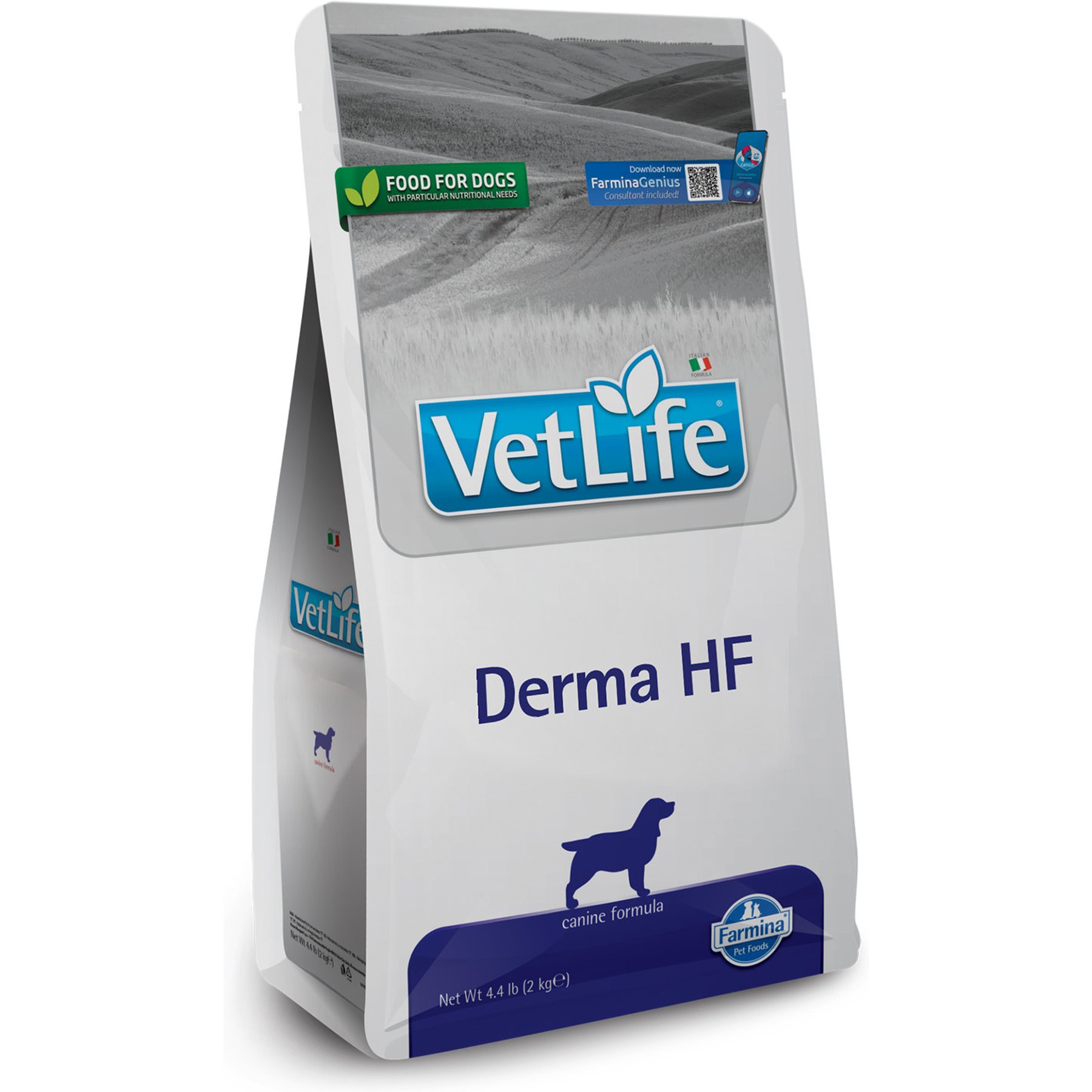 Farmina Vet Life Derma HF Dry Dog Food, 4.4-lb bag
