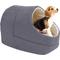 Show in main carousel: Jespet Cave Covered Cat & Dog Bed, Gray slide 2 of 8