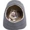 Show in main carousel: Jespet Cave Covered Cat & Dog Bed, Gray slide 3 of 8