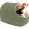 Show in main carousel: Jespet Cave Covered Cat & Dog Bed, Sage Green slide 2 of 8