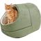 Show in main carousel: Jespet Cave Covered Cat & Dog Bed, Sage Green slide 1 of 8