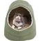 Show in main carousel: Jespet Cave Covered Cat & Dog Bed, Sage Green slide 3 of 8