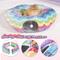 Show in main carousel: Happy & Polly Rainbow Striped Orthopedic Bolster Cat Bed with Circle Tunnel slide 7 of 9
