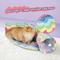 Show in main carousel: Happy & Polly Crescent Moon Rainbow Striped Tunnel Cat Toy slide 6 of 9