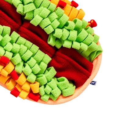 Show full view: PAWTY TOYS Chewpotle Snuffle Mat Plush Dog Toy slide 4 of 6