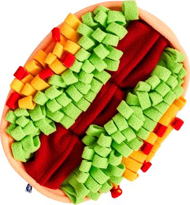Show full view: PAWTY TOYS Chewpotle Snuffle Mat Plush Dog Toy slide 3 of 6