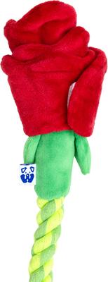 Show full view: PAWTY TOYS Rose Snuffle with Treat Slots Plush Dog Toy slide 4 of 7