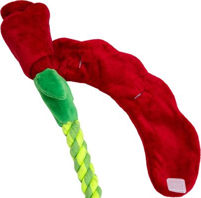 Show full view: PAWTY TOYS Rose Snuffle with Treat Slots Plush Dog Toy slide 5 of 7