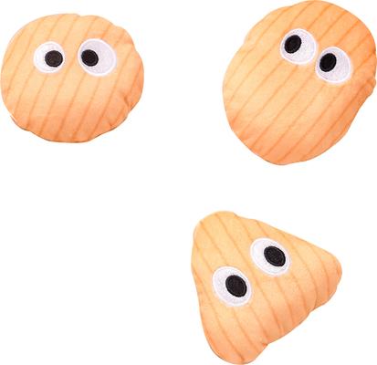 Show full view: PAWTY TOYS Pawtato Chips Snuffle Treat Slot Crinkle Plush Dog Toy slide 4 of 5