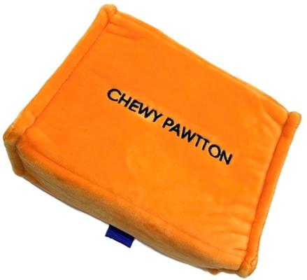 Show full view: PAWTY TOYS Chewy Pawtton Squeaky Plush Dog Toy slide 4 of 4