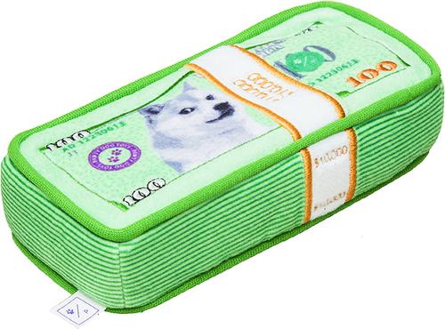 Show full view: PAWTY TOYS Cash Is King Squeaky Plush Dog Toy slide 3 of 5