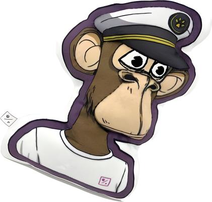 Show full view: PAWTY TOYS Bored Ape Dog Club Squeaky Plush Dog Toy slide 2 of 5