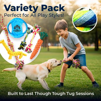 Show full view: Pacific Pups Rescue Assorted Rope Dog Toys, 11 count slide 3 of 10