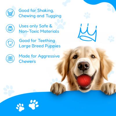 Show full view: Pacific Pups Rescue 4-Piece Medium & Large Dog Rope & Ball Toy Set slide 6 of 10