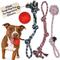 Show in main carousel: Pacific Pups Rescue 4-Piece Medium & Large Dog Rope & Ball Toy Set slide 1 of 10