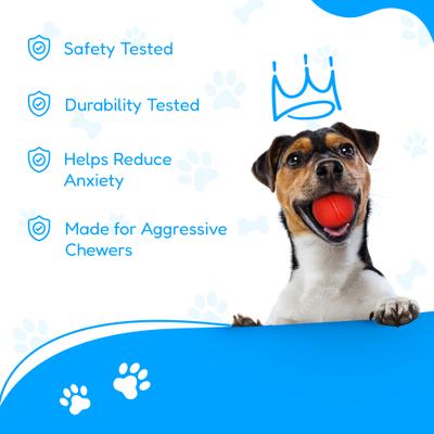 Show full view: Pacific Pups Rescue 4-Piece Medium & Large Dog Rope & Ball Toy Set slide 3 of 10