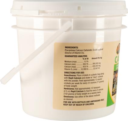 Show full view: Zoo Med Repti Calcium with D3 Reptile Supplement, 48-oz jar slide 3 of 6
