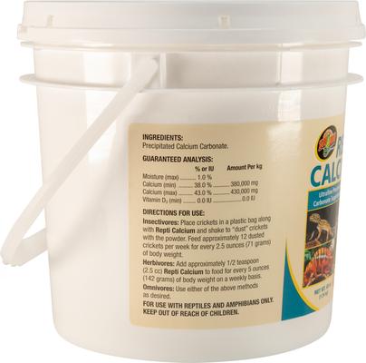 Show full view: Zoo Med Repti Calcium without D3 Reptile Supplement, 48-oz jar slide 3 of 6