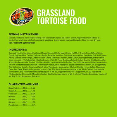 Show full view: Zoo Med Natural Grassland Tortoise Food, 50-lb bag slide 2 of 5