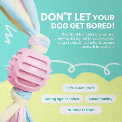 Show full view: Snugarooz Snuggle Ball Dog Chew Toy, Yellow slide 5 of 5