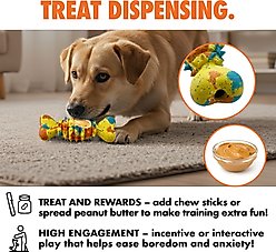 Arlee Home & Pet Max Fusion Made with Nike Grind Spike Bone Dog Chew Toy, Tie Dye Purple/Blue, Large slide 2 of 9