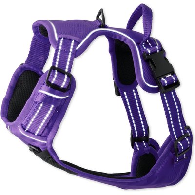 Pet Passion Pet Passion Max Hardy Reflective Dog Harness, Purple, X-Large: 26 to 30-in chest