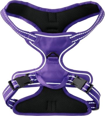 Show full view: Pet Passion Max Hardy Reflective Dog Harness, Purple, X-Large: 26 to 30-in chest slide 2 of 5