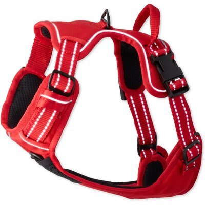 Pet Passion Pet Passion Max Hardy Reflective Dog Harness, Red, X-Small: 12 to 15-in chest