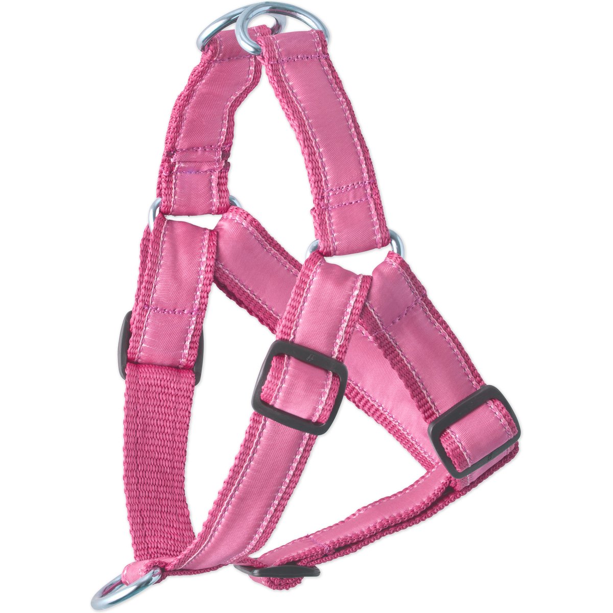 Pet Passion Remy Recycled Ribbon Dog Harness, Hot Pink, X-Small: 12 to 15-in chest