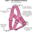 Show in main carousel: Pet Passion Remy Recycled Ribbon Dog Harness, Hot Pink, X-Small: 12 to 15-in chest slide 2 of 3