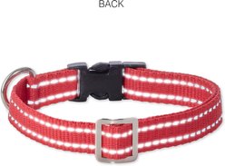 Pet Passion Max Hardy Reflective Dog Collar, Red, Small: 11 to 14-in neck, 3/4-in wide slide 2 of 4