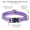 Show in main carousel: Pet Passion Max Hardy Reflective Dog Collar, Purple, X-Small: 9 to 12-in neck, 3/4-in wide slide 2 of 4
