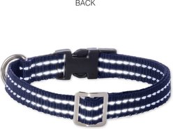 Pet Passion Max Hardy Reflective Dog Collar, Navy, X-Large: 18 to 22-in neck, 1-in wide slide 2 of 4