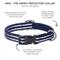 Show in main carousel: Pet Passion Max Hardy Reflective Dog Collar, Navy, X-Large: 18 to 22-in neck, 1-in wide slide 2 of 4