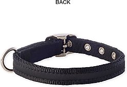 Pet Passion Remy Recycled Ribbon Dog Collar, Black, X-Large: 18 to 22-in neck, 1-in wide slide 2 of 6