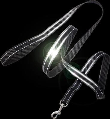 Show full view: Pet Passion Max Hardy Reflective Dog Leash, 7-ft long, 1-in wide, Black slide 4 of 6