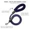 Show in main carousel: Pet Passion Piper Plush Sherpa Dog Leash, 5-ft long, 1-in wide, Navy slide 2 of 4