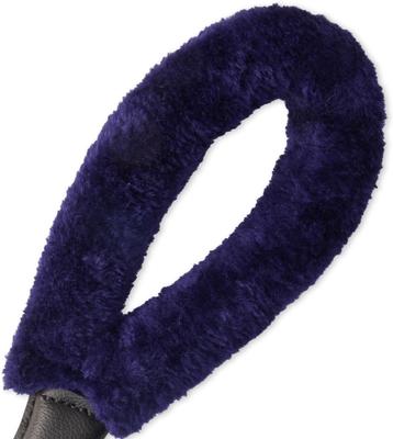 Show full view: Pet Passion Piper Plush Sherpa Dog Leash, 5-ft long, 1-in wide, Navy slide 3 of 4