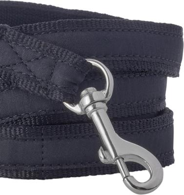 Show full view: Pet Passion Remy Recycled Ribbon Dog Leash, 7-ft long, 1-in wide, Black slide 3 of 5