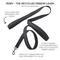 Show in main carousel: Pet Passion Remy Recycled Ribbon Dog Leash, 7-ft long, 1-in wide, Black slide 2 of 5