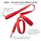 Show in main carousel: Pet Passion Remy Recycled Ribbon Dog Leash, 7-ft long, 1-in wide, Red slide 2 of 5