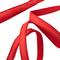 Show in main carousel: Pet Passion Remy Recycled Ribbon Dog Leash, 7-ft long, 1-in wide, Red slide 4 of 5